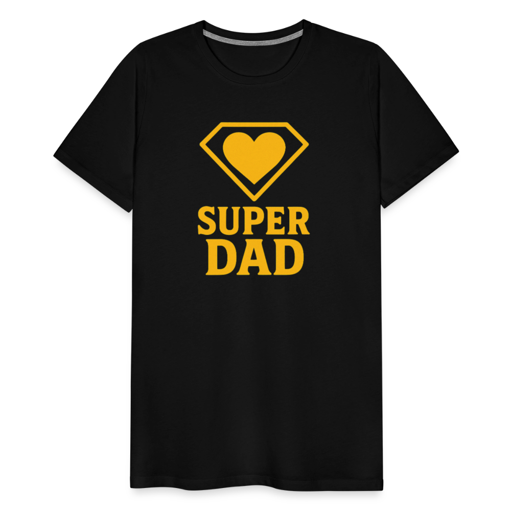 Super Dad T-shirt - Father's Day Gift, Superhero Dad Shirt - black