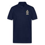 Best Dad in the World Polo T-shirt - navy