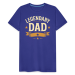 Legendary Dad T-shirt - Vintage Father's Day Gift, Best Dad Shirt - royal blue