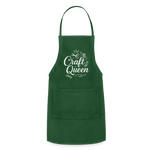 Craft Queen Apron - forest green