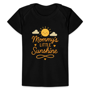 Mommy’s Little Sunshine Baby Tee - Adorable, Comfortable Baby Shirt - black