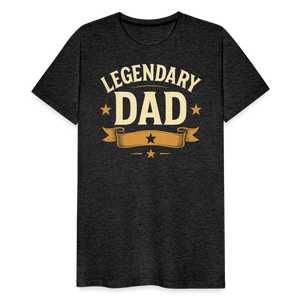 Legendary Dad T-shirt - Vintage Father's Day Gift, Best Dad Shirt - charcoal grey
