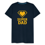 Super Dad T-shirt - Father's Day Gift, Superhero Dad Shirt - deep navy