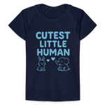 Cutest Little Human Baby Tee - dark navy