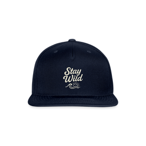 Stay Wild Baseball Hat - navy