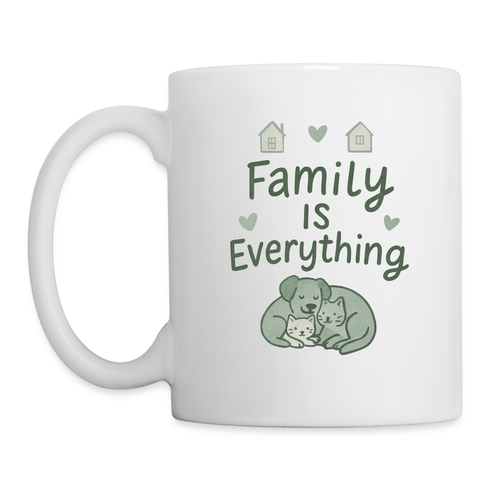 Family is Everything Mug - white