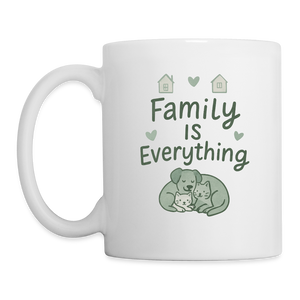 Family is Everything Mug - white