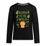 Born to Be Wild Kids Long Sleeve Tee - black