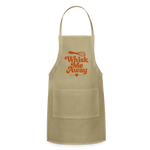 Whisk Me Away Apron - khaki
