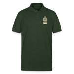 Best Dad in the World Polo T-shirt - forest green