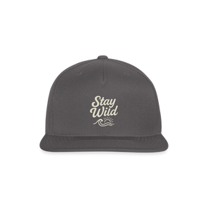 Stay Wild Baseball Hat - dark grey
