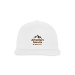 Adventure Awaits Baseball Hat - white