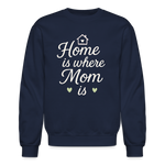 Home Is Where Mom Is Sweatshirt - navy