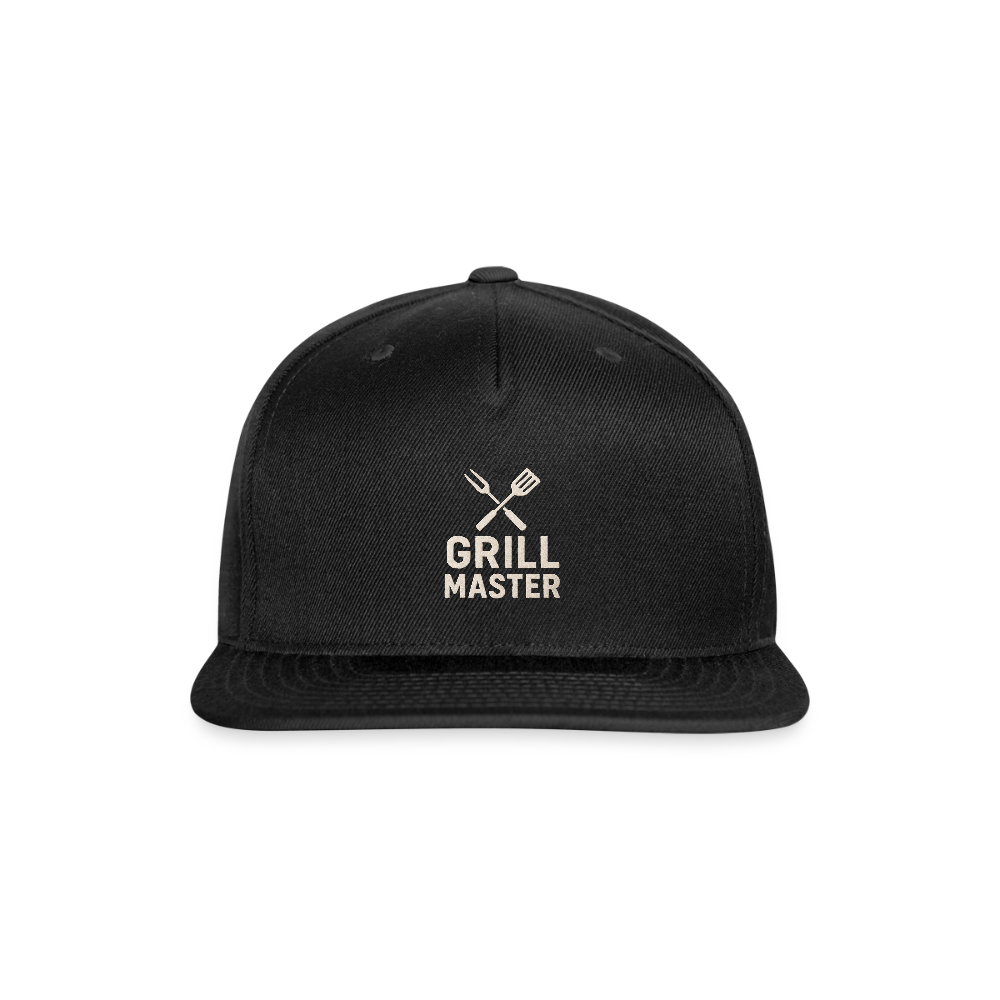 Grill Master Baseball Hat - black