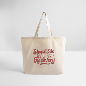 Shopaholic in Recovery Tote Bag - natural