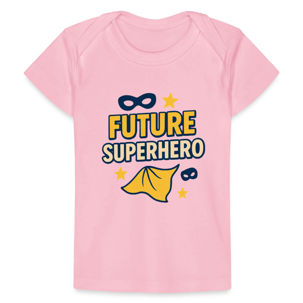 Future Superhero Baby Tee - light pink