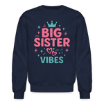 Big Sister Vibes Sweatshirt - navy