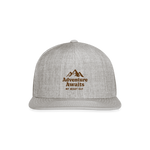 Adventure Awaits Baseball Hat - heather gray