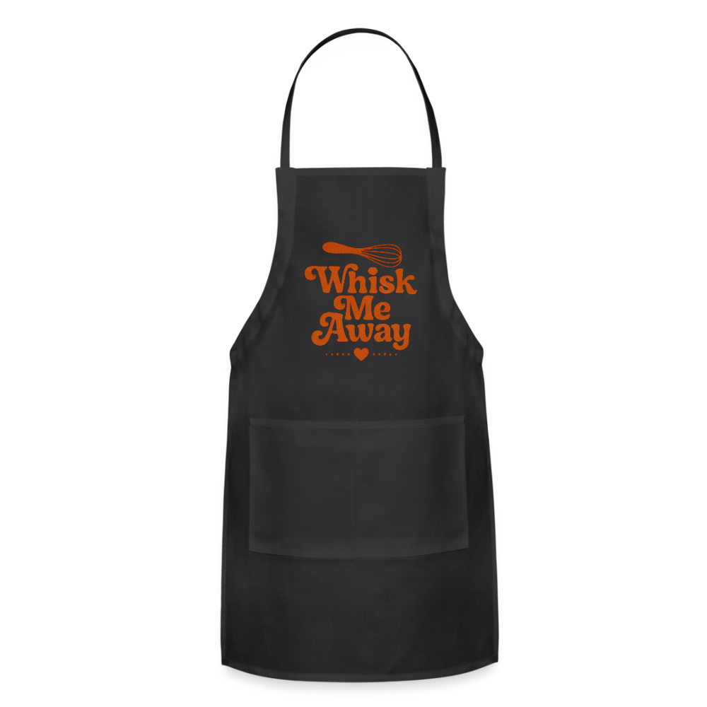 Whisk Me Away Apron - black