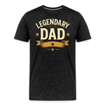Legendary Dad T-shirt - Vintage Father's Day Gift, Best Dad Shirt - charcoal grey