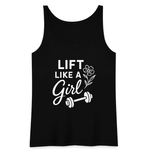 Lift Like a Girl Tank Top - black