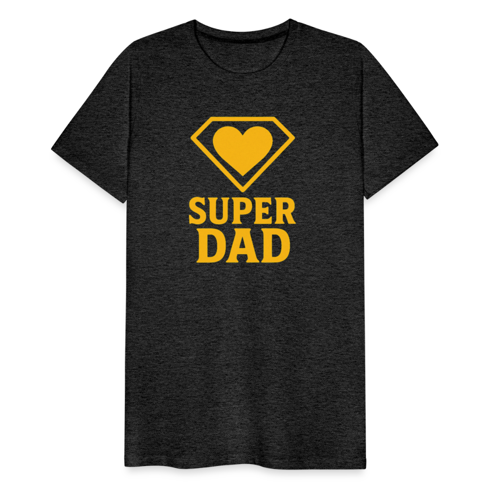 Super Dad T-shirt - Father's Day Gift, Superhero Dad Shirt - charcoal grey