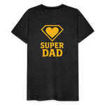 Super Dad T-shirt - Father's Day Gift, Superhero Dad Shirt - charcoal grey