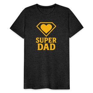 Super Dad T-shirt - Father's Day Gift, Superhero Dad Shirt - charcoal grey