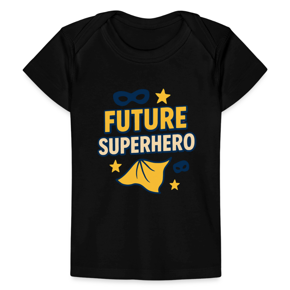 Future Superhero Baby Tee - black