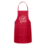 Craft Queen Apron - red