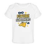 Future Superhero Baby Tee - white