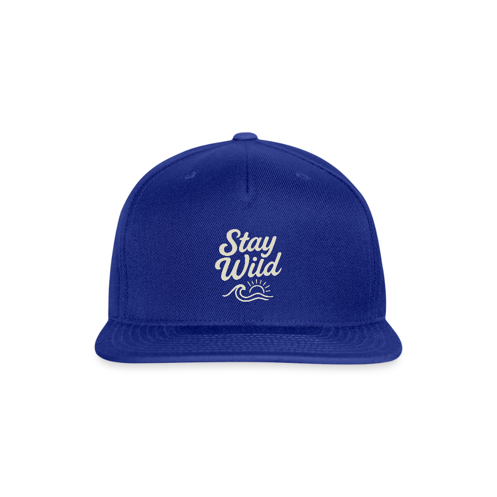 Stay Wild Baseball Hat - royal blue