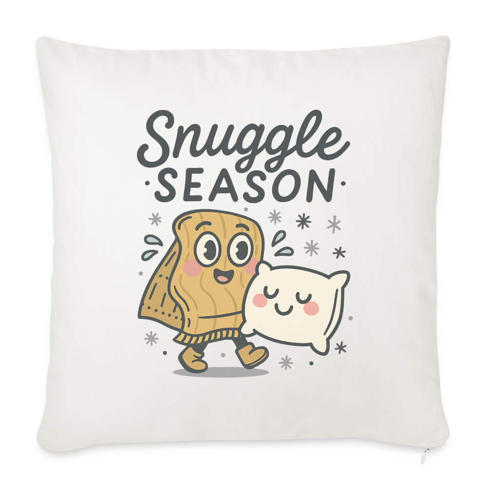 Snuggle Season Pillow Case - natural white