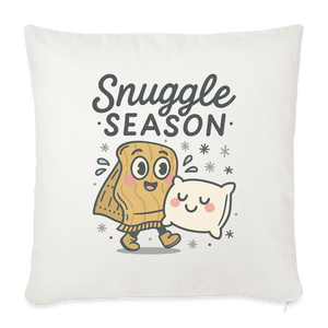 Snuggle Season Pillow Case - natural white