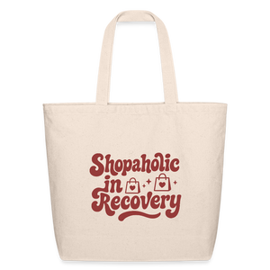 Shopaholic in Recovery Tote Bag - natural