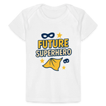 Future Superhero Baby Tee - white
