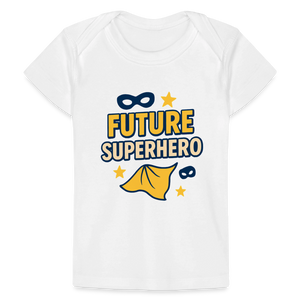 Future Superhero Baby Tee - white
