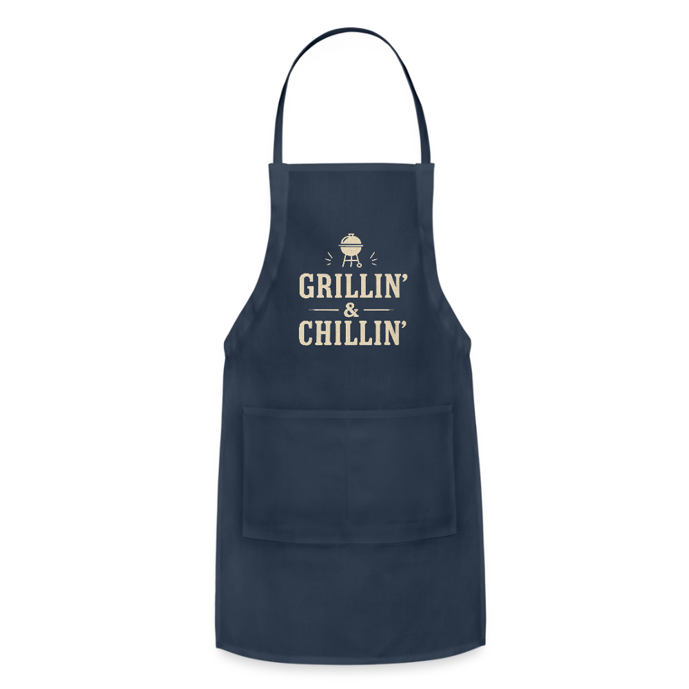 Grillin’ & Chillin’ Apron - navy