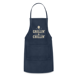 Grillin’ & Chillin’ Apron - navy
