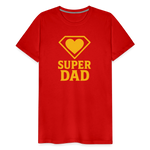 Super Dad T-shirt - Father's Day Gift, Superhero Dad Shirt - red