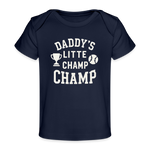 Daddy’s Little Champ Baby Tee - dark navy