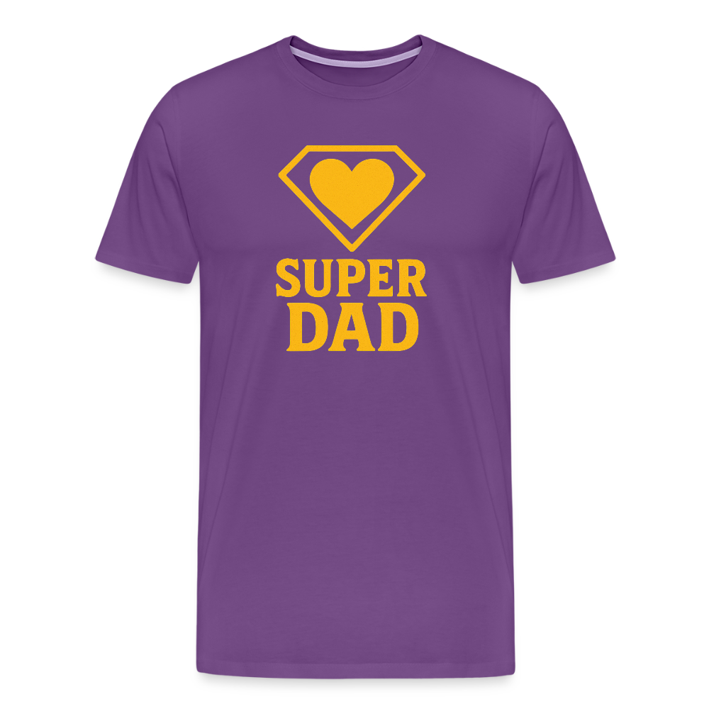 Super Dad T-shirt - Father's Day Gift, Superhero Dad Shirt - purple