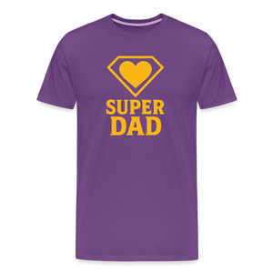 Super Dad T-shirt - Father's Day Gift, Superhero Dad Shirt - purple