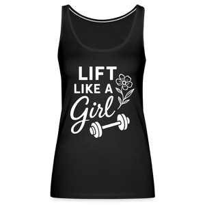 Lift Like a Girl Tank Top - black