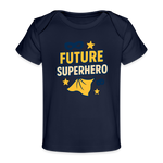 Future Superhero Baby Tee - dark navy