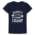 Daddy’s Little Champ Baby Tee - dark navy