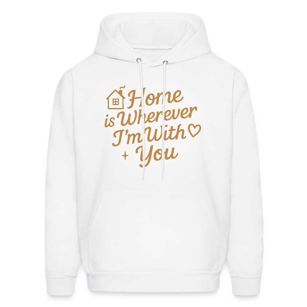 Home is Where My Heart Is Hoodie - white