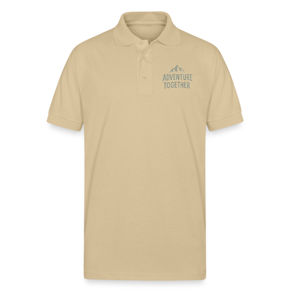 Adventure Together Polo T-shirt - Sand