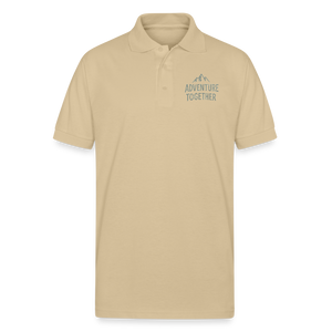 Adventure Together Polo T-shirt - Sand