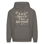 Every Day is a New Adventure Hoodie - asphalt gray